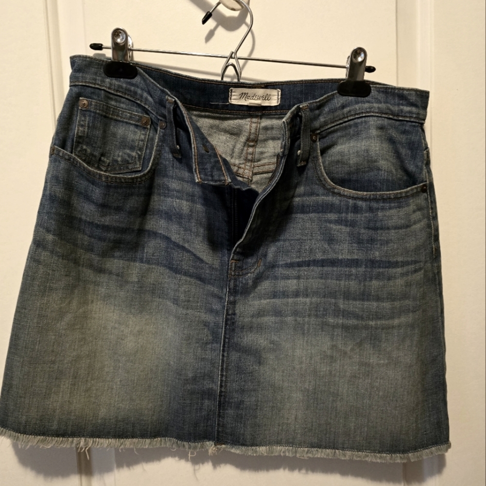 Madewell Denim Jean Skirt Size 30